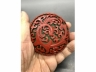 剔红凤纹印泥盒