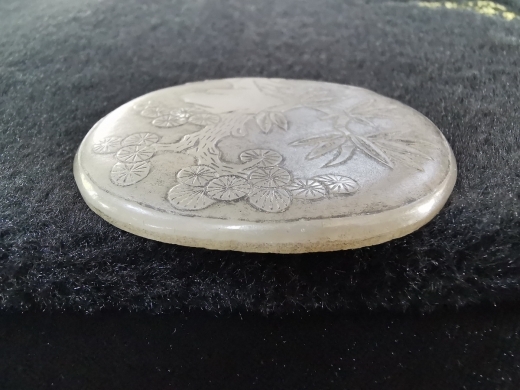翠根松竹纹嵌饰