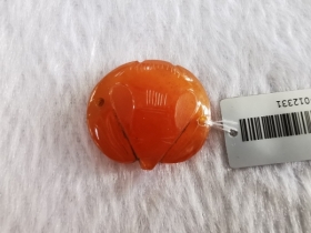 玛瑙蝙蝠佩