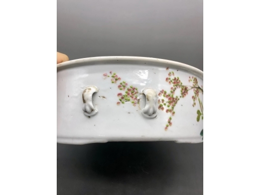 浅绛彩花鸟纹一品锅