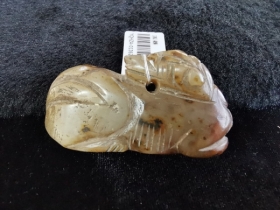 玉雕沁色兽