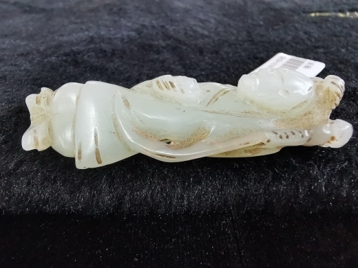 白玉麻姑献寿坠