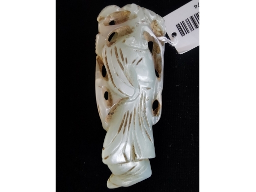 白玉麻姑献寿坠