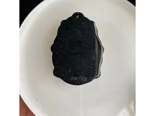 14号墨翠金镶玉佛光普照