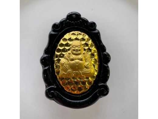 14号墨翠金镶玉佛光普照