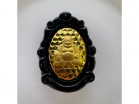 14号墨翠金镶玉佛光普照