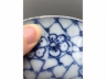 青花淡描冰梅纹茶盏