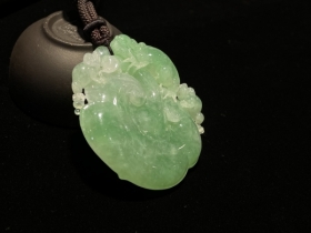 24翠色福寿如意