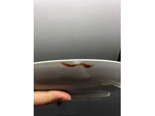 粉彩福寿纹盘