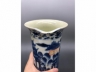 青花山水纹花插