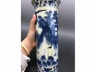 青花山水纹花插