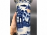 青花山水纹花插