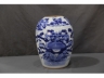 青花花卉冬瓜罐