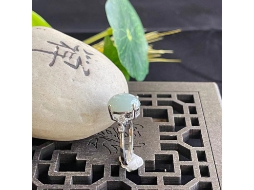43银镶戒指