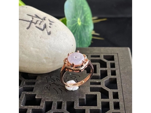 48银镶戒指