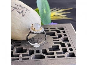 32银镶戒指