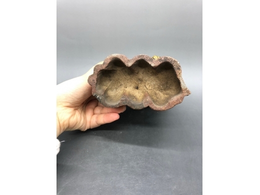 绿釉狮子烛台一对