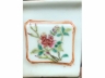 粉彩花卉四方小花盆