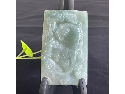 28虎纹砚屏