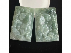 28虎纹砚屏