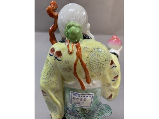 粉彩寿星