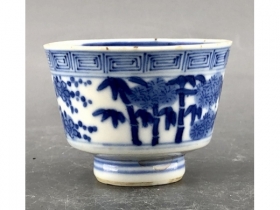 青花松竹梅小杯