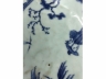 青花山水人物椭圆大盘
