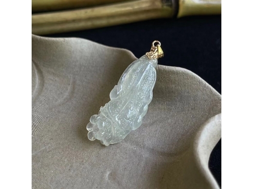 29号18K金冰种白财