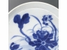 青花莲池鸳鸯纹小碟