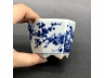 青花花卉纹小花盆