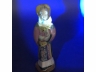 粉彩仕女瓷塑