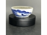 青花山水纹研钵