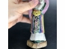 粉彩仕女瓷塑