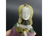 粉彩仕女瓷塑