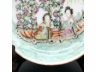 粉彩仕女纹小碟