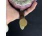 白玉带钩把铜胎画珐琅杯