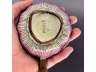 白玉带钩把铜胎画珐琅杯