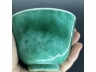 瓜皮绿釉茶盏