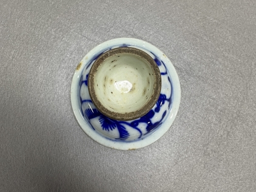 青花高足盘