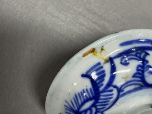 青花高足盘