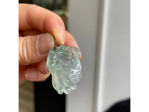45号18K金老坑莲蓬