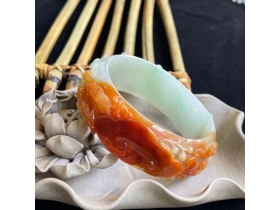 13红翡手镯