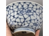 青花淡描冰梅大盖碗
