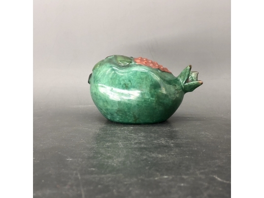 粉彩石榴供果
