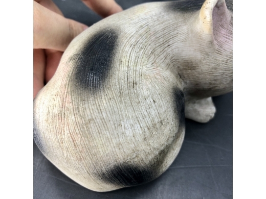 生瓷加彩猫