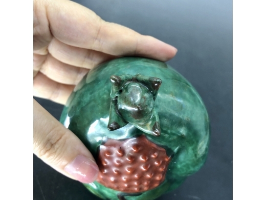 粉彩石榴供果