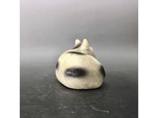 生瓷加彩猫