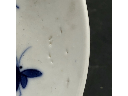 青花花蝶纹盘