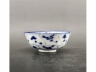 青花灵芝纹茶盏