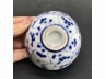 青花灵芝纹茶盏